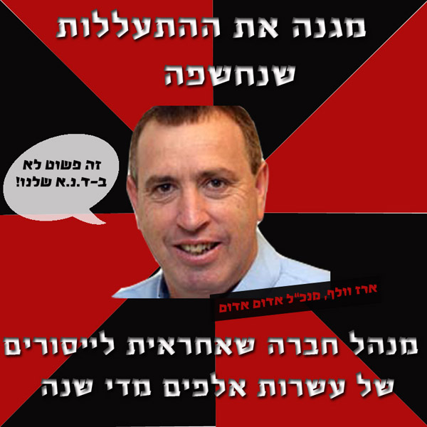 גם דברי הגינוי של ארז וולף, מנכ"ל אדום אדום, זכו לכמה תגובות סקפטיות